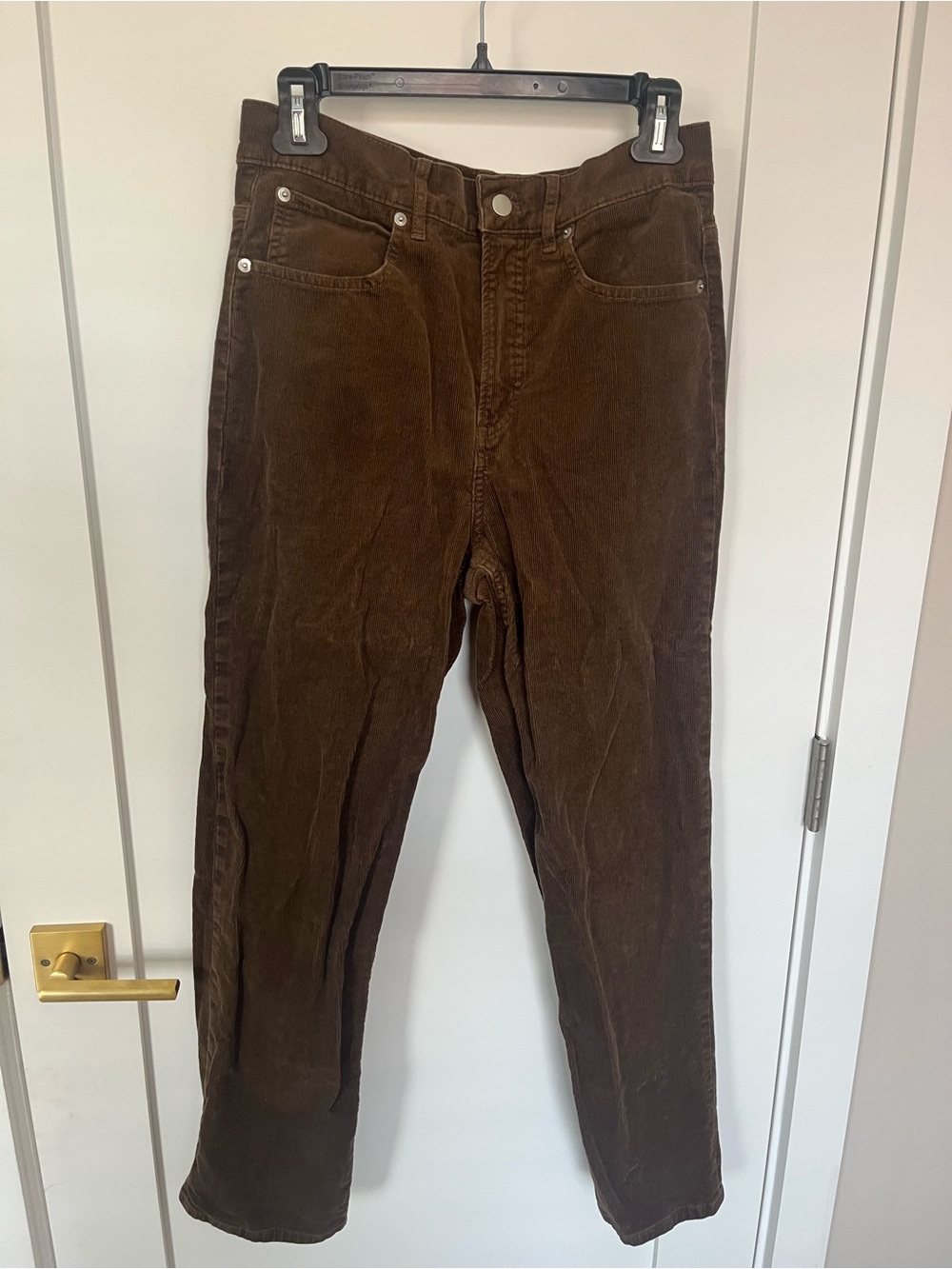 Everlane Brown Corduroy High-Rise Pants